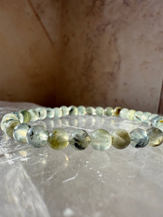 Prehnite Bracelet - Studio Selyn