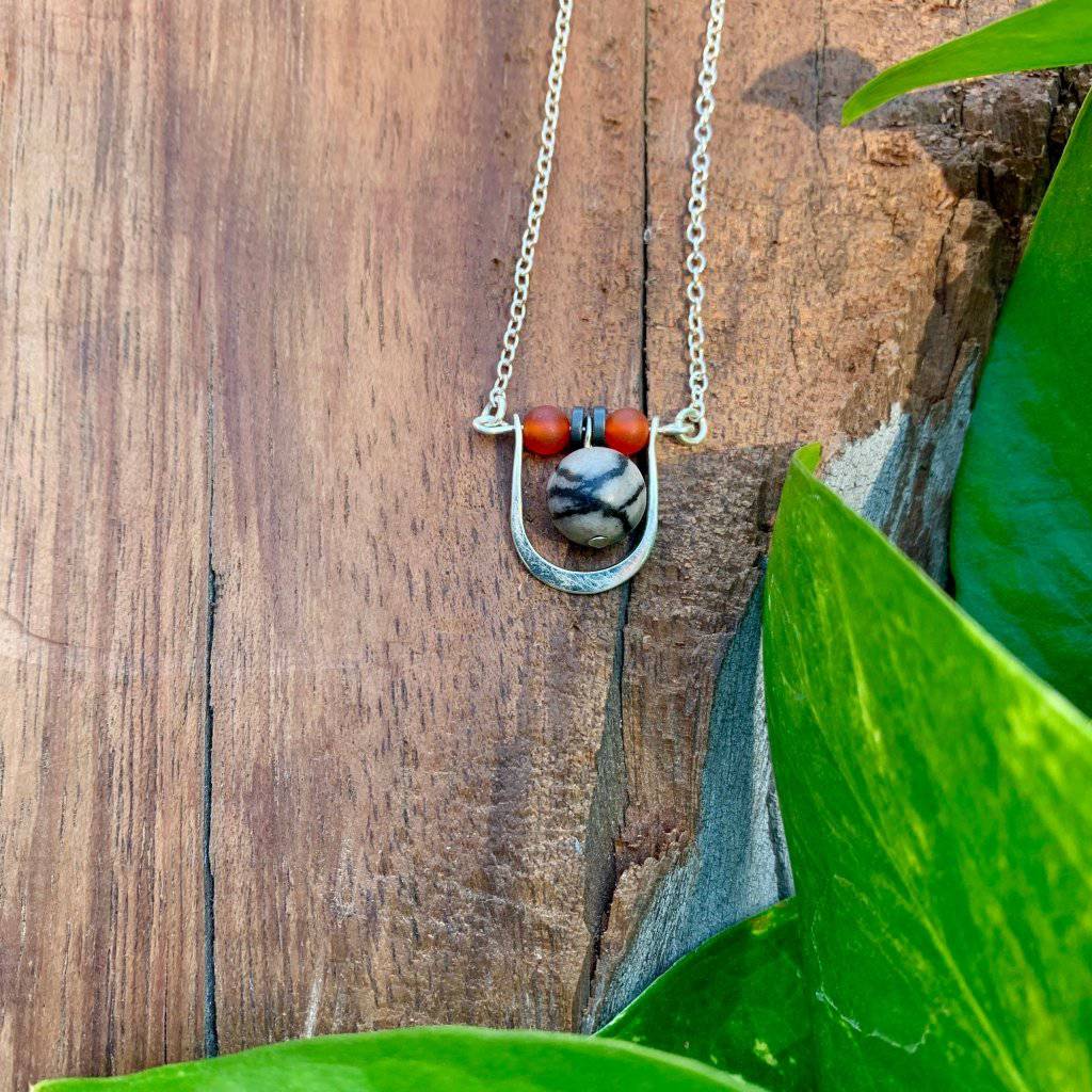 Carnelian Mythology Crystal Necklace - Studio Selyn