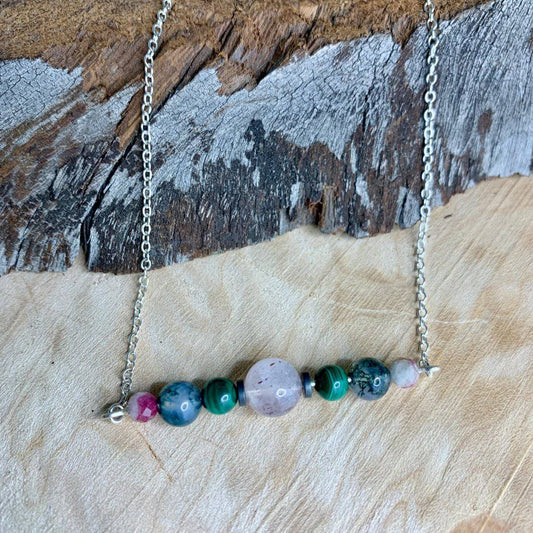 Compassion Horizon Crystal Necklace - Studio Selyn