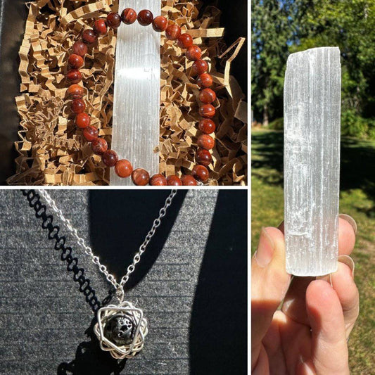 Diffuser Red Tigers Eye Crystal Bundle - Studio Selyn