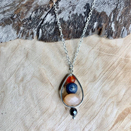 Empath Droplet Crystal Necklace - Studio Selyn