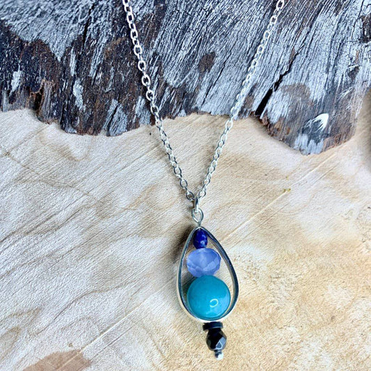 Expression Droplet Crystal Necklace - Studio Selyn