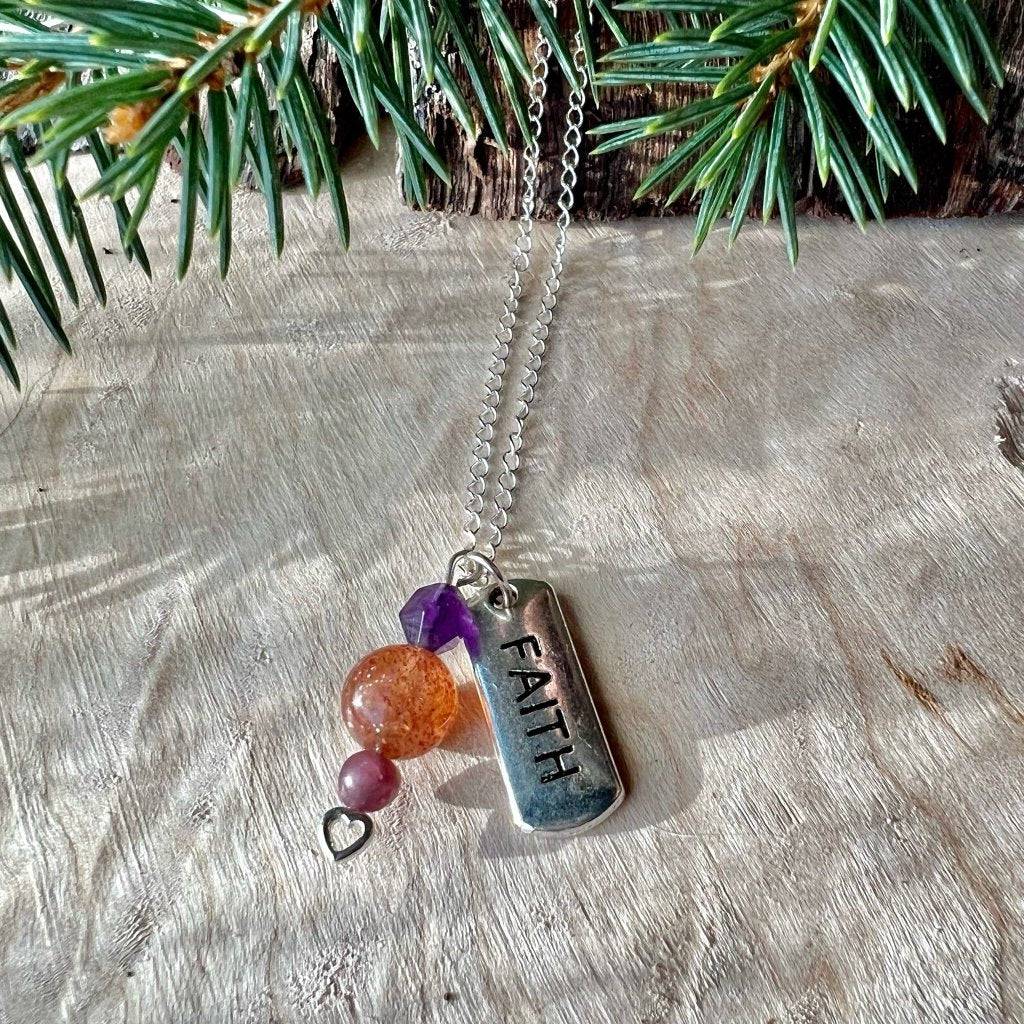 Faith Crystal Necklace - Studio Selyn