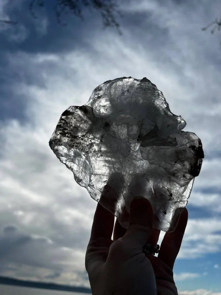 Ice Selenite Crystal - Studio Selyn