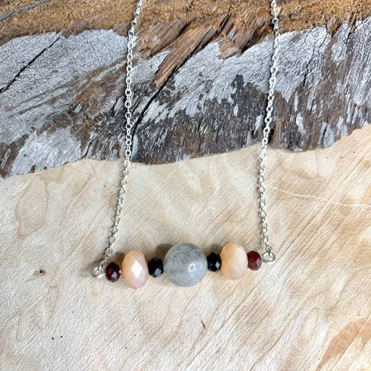 Passion Horizon Crystal Necklace - Studio Selyn