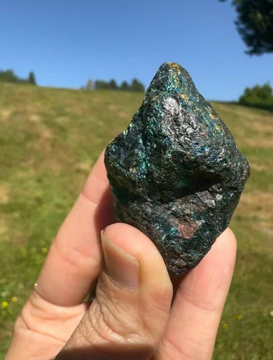 Peacock Ore Crystal #166 - Studio Selyn