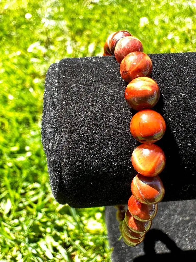 Red Tiger Eye Crystal Bracelet - Studio Selyn