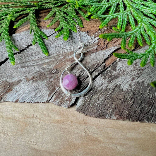 Ruby Infinity Crystal Necklace - Studio Selyn