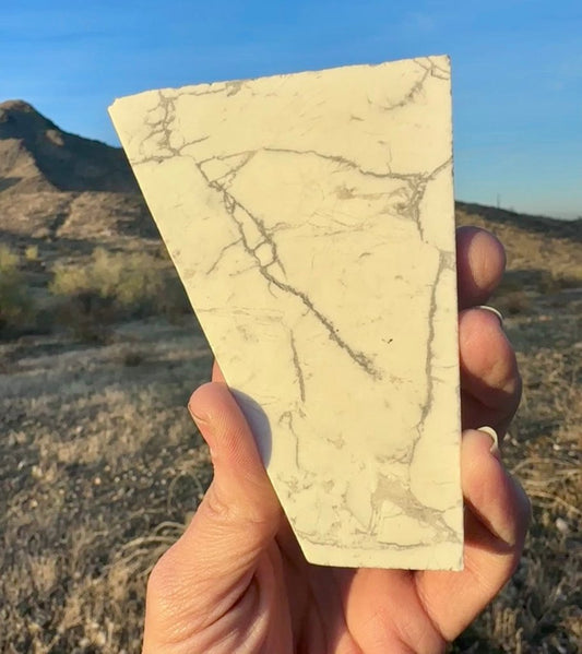 Howlite Slab - Studio Selyn