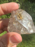 Load and play video in Gallery viewer, Herkimer Diamond Quartz Crystal #98, Clear Crystal, Herkimer, Diamond, Natural Herkimer, Quartz Crystal
