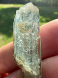 Load and play video in Gallery viewer, Aquamarine with Tourmaline Crystal #141, Aquamarine, Tourmaline, Natural Aquamarine, Natural Tourmaline
