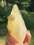 Load and play video in Gallery viewer, Stellar Beam Calcite Crystal #78, Calcite, Stellar Beam, Yellow Calcite, Natural Calcite
