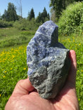 Load and play video in Gallery viewer, Sodalite Crystal #160, blue crystal, blue Sodalite, raw Sodalite, natural Sodalite, Sodalite, healing crystal
