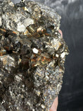 Load and play video in Gallery viewer, Pyrite Crystal #428, Fools Gold, Natural Pyrite, Pyrite, Raw Pyrite, Pyrite Specimen
