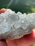 Load and play video in Gallery viewer, Celestite Crystal #145, Celestite, Raw Celestite, Natural Celestite, blue crystal, blue Celestite, healing crystal
