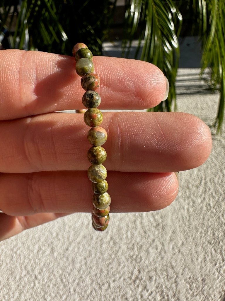 Unakite Crystal Bracelet - Studio Selyn