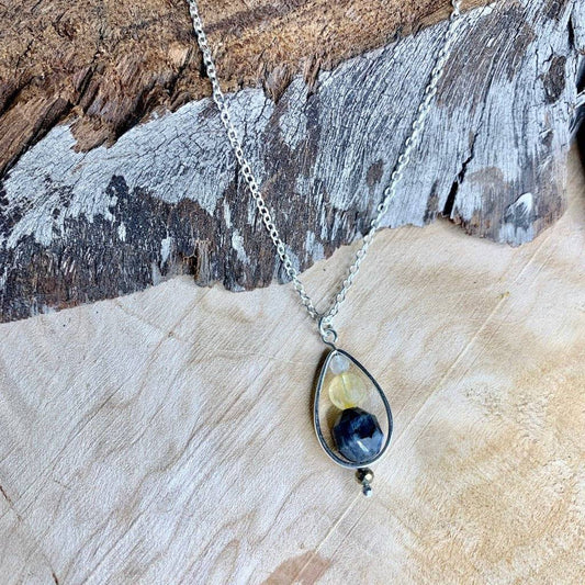 Abundance Droplet Crystal Necklace - Studio Selyn