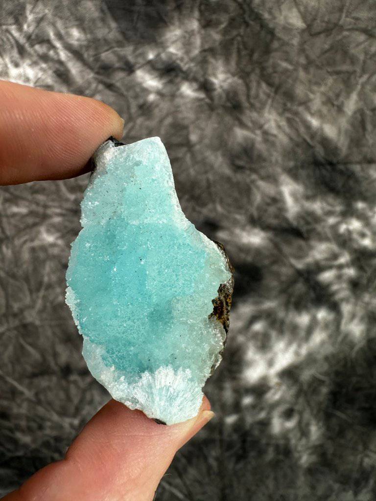 Blue Aragonite Crystal #112, Blue Crystal, Aragonite, Blue Aragonite, Natural Aragonite, Raw Aragonite - Studio Selyn