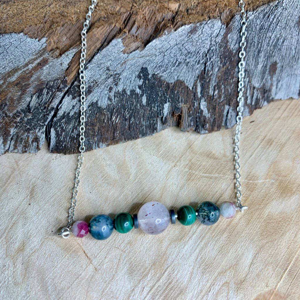 Compassion Horizon Crystal Necklace - Studio Selyn