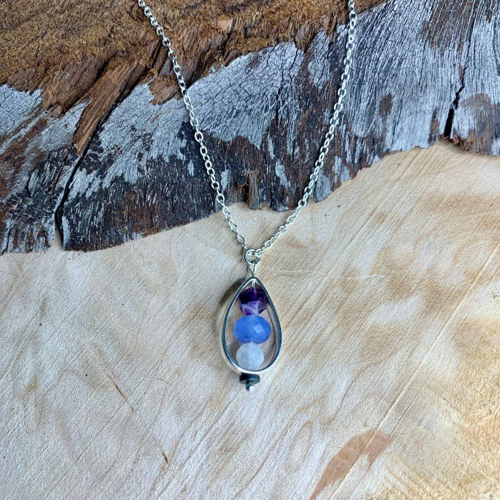 Creativity Droplet Crystal Necklace - Studio Selyn