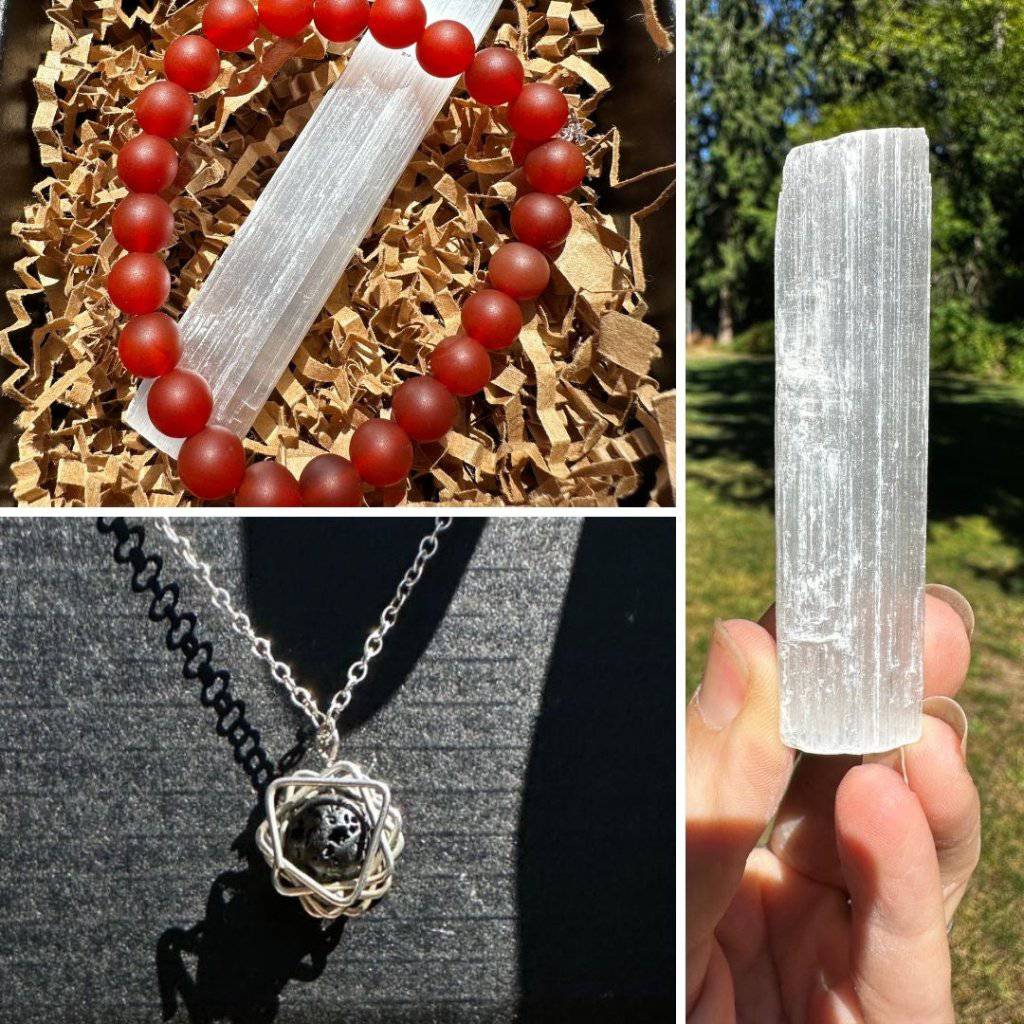 Diffuser Carnelian Crystal Bundle - Studio Selyn