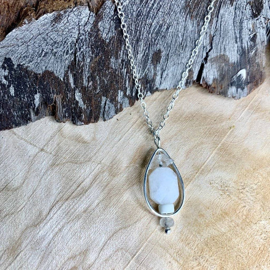 Divinity Droplet Crystal Necklace - Studio Selyn