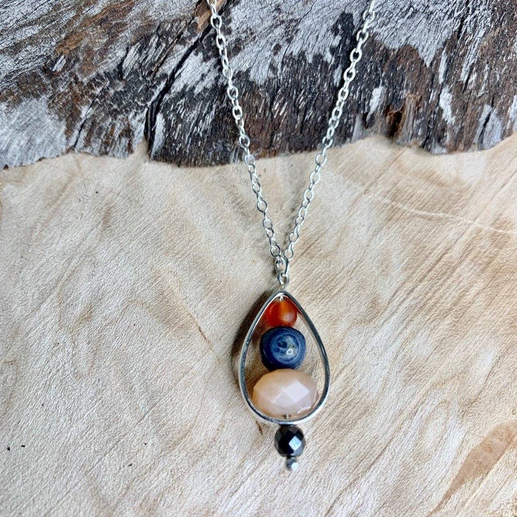 Empath Droplet Crystal Necklace - Studio Selyn