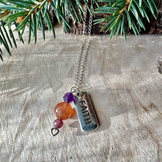 Faith Crystal Necklace - Studio Selyn