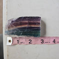 Load image into Gallery viewer, Fluorite Crystal Slice #649 - Studio Selyn

