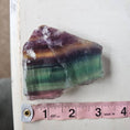 Load image into Gallery viewer, Fluorite Crystal Slice #651 - Studio Selyn
