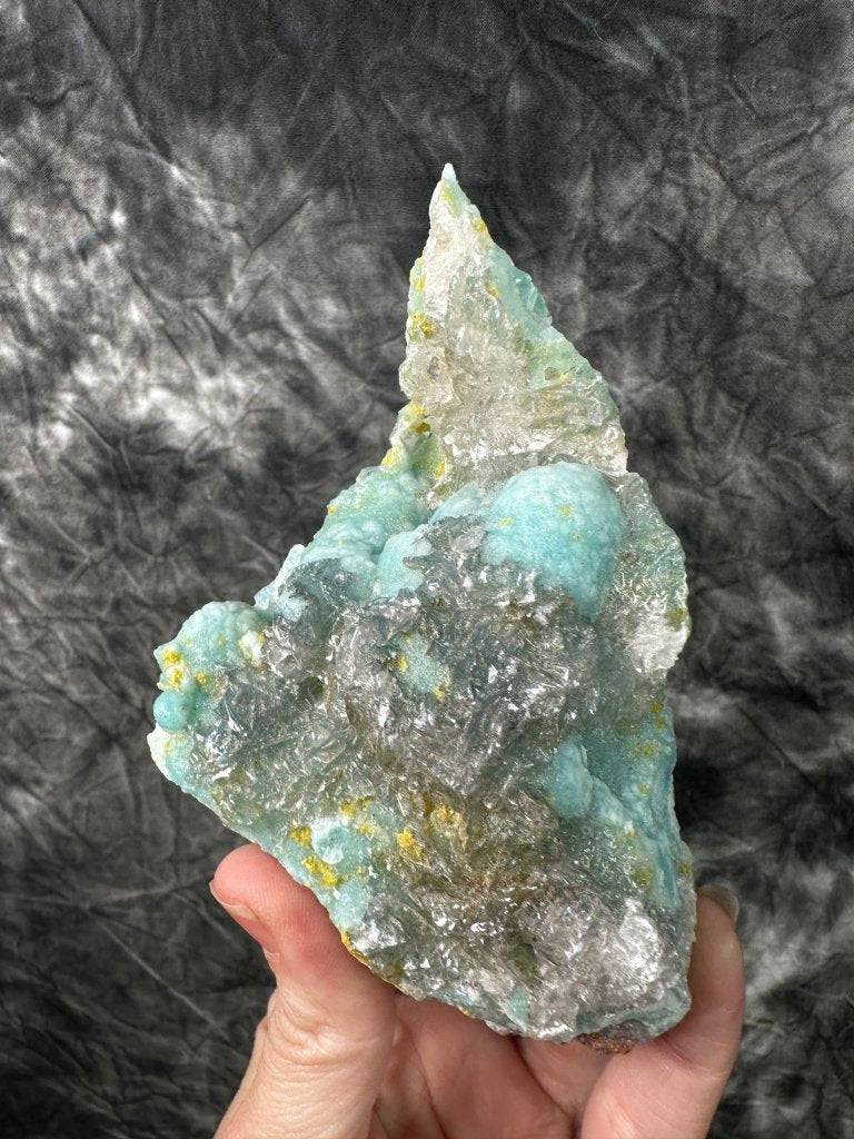 Hemimorphite + Sulfui Crystal #120 - Studio Selyn