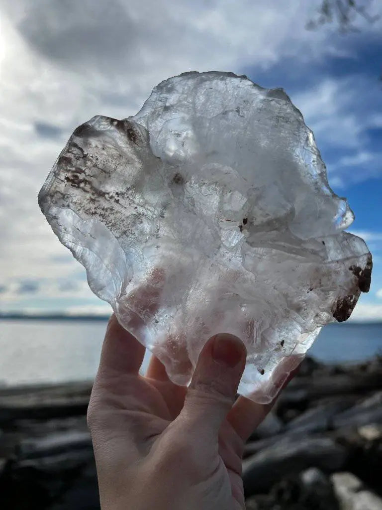 Ice Selenite Crystal - Studio Selyn