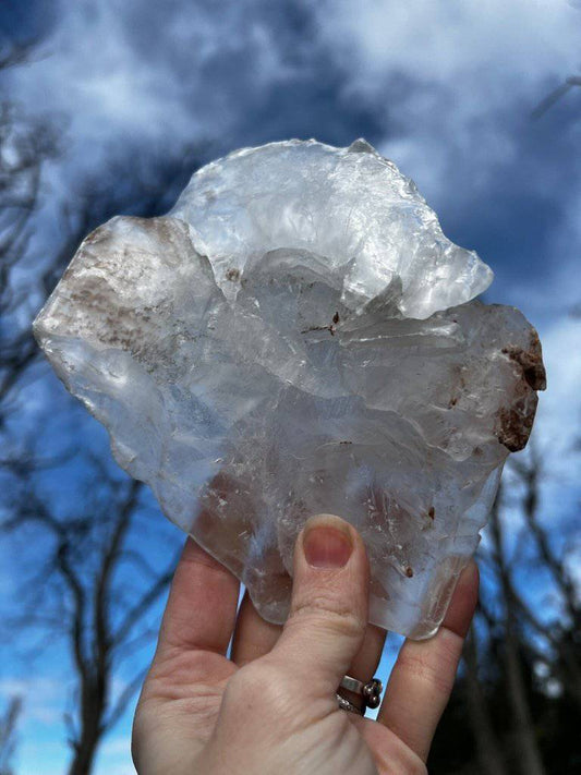 Ice Selenite Crystal - Studio Selyn