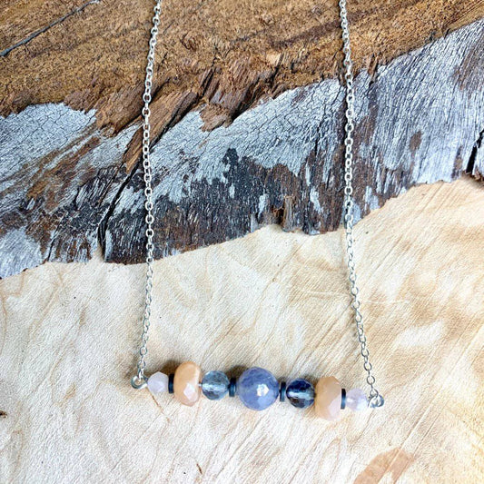 Intuition Horizon Crystal Necklace - Studio Selyn