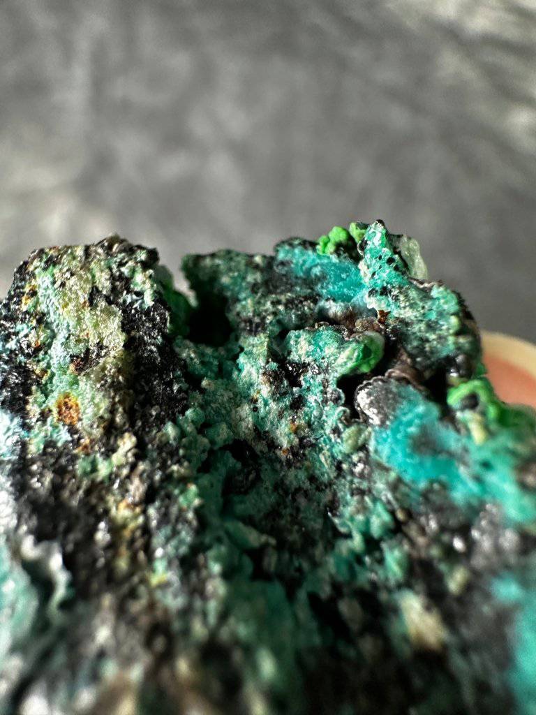 Malachite, Apatite and Azurite Crystal #201 - Studio Selyn