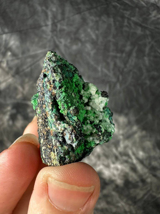 Malachite, Apatite and Azurite Crystal #201 - Studio Selyn