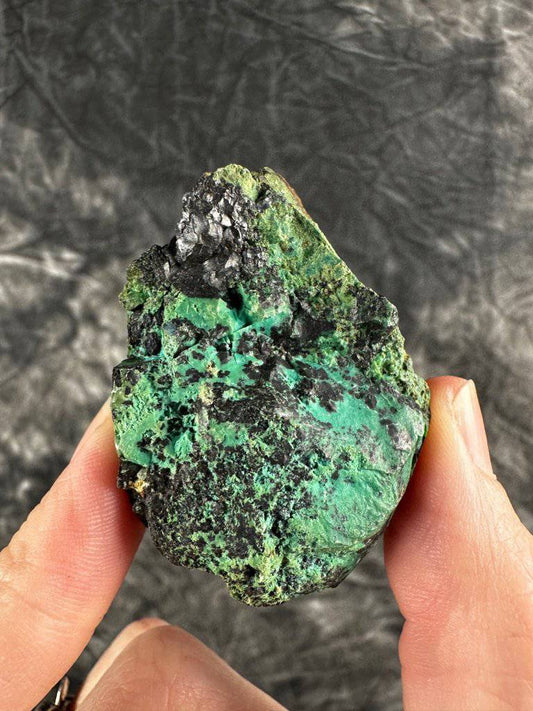 Malachite, Chrysocolla, and Azurite Crystal #544 - Studio Selyn