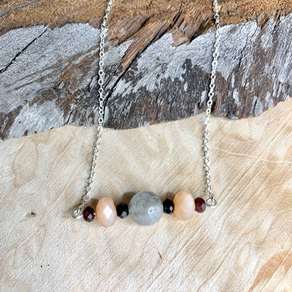 Passion Horizon Crystal Necklace - Studio Selyn