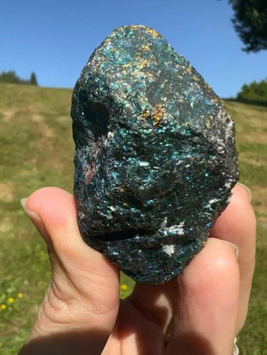 Peacock Ore Crystal #166 - Studio Selyn