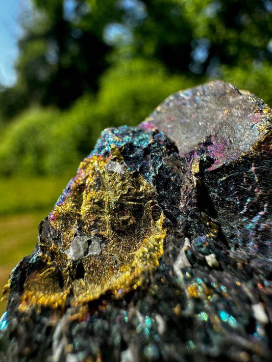 Peacock Ore Crystal #167 - Studio Selyn