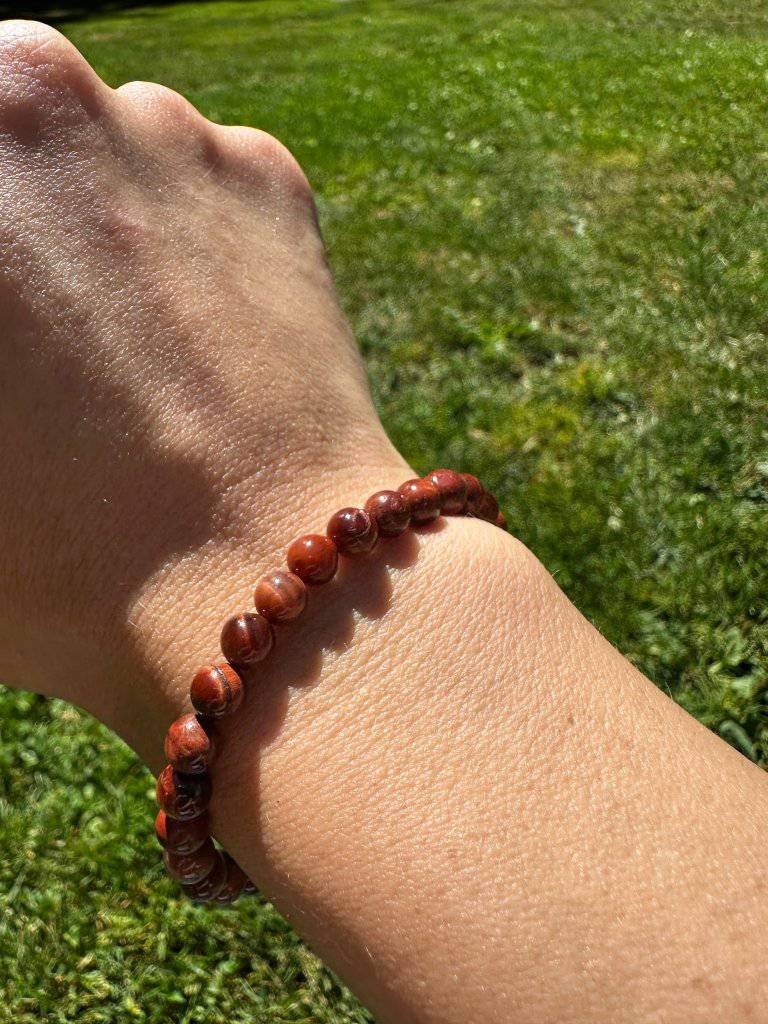 Red Tiger Eye Crystal Bracelet - Studio Selyn