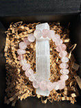 Load image into Gallery viewer, Rose Quartz Crystal Bracelet - Studio Selyn
