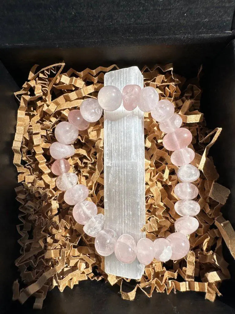Rose Quartz Crystal Bracelet - Studio Selyn