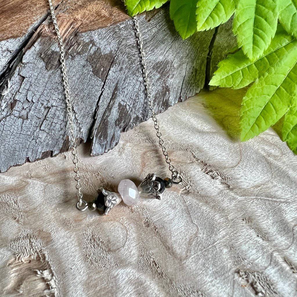 Rose Quartz Necklace - Studio Selyn