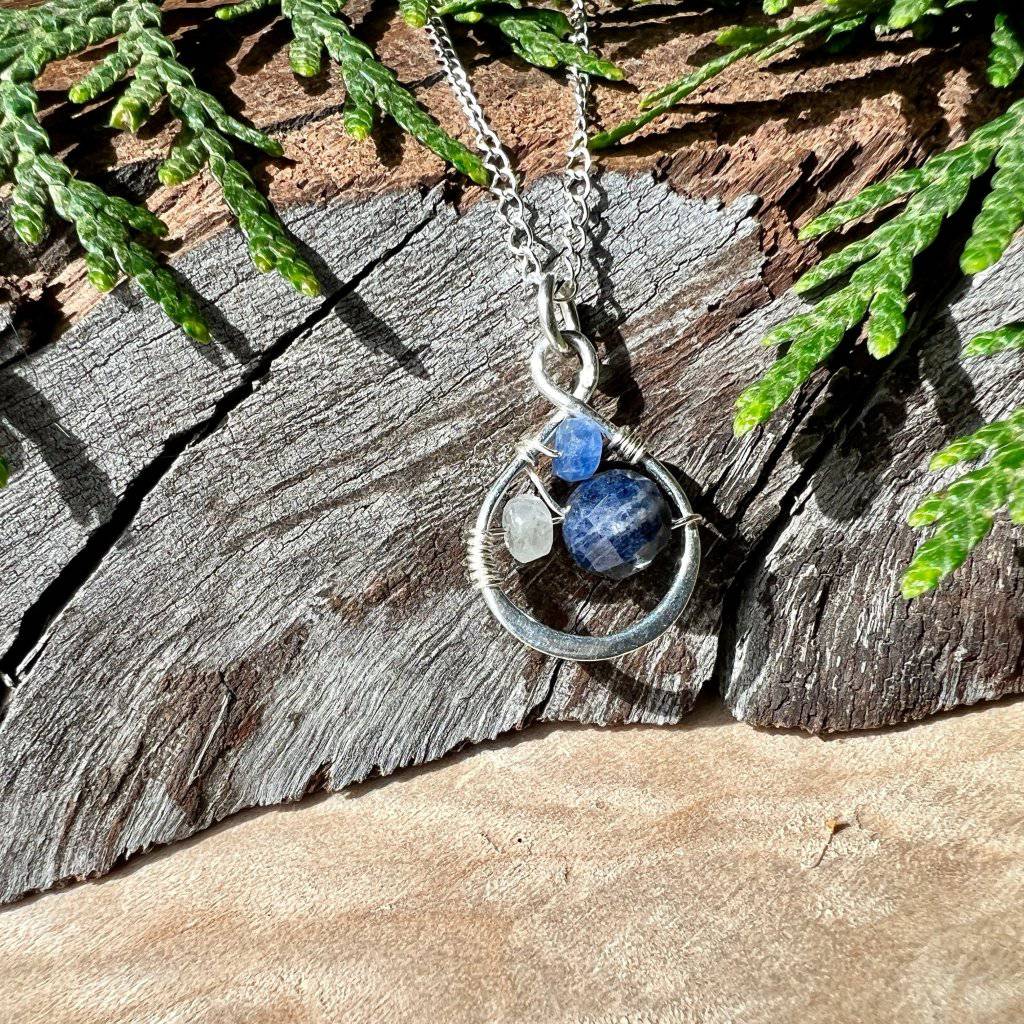 Sapphire Infinity Necklace - Studio Selyn