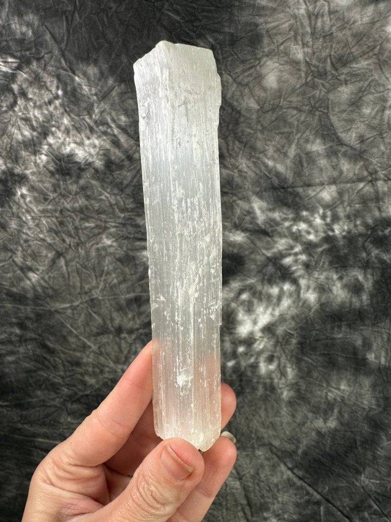 Selenite Crystal Stick #431 - Studio Selyn