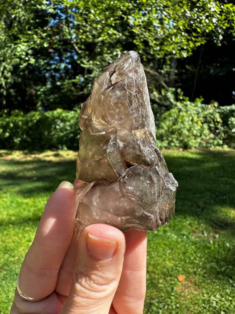 Smoky Elestial Quartz Crystal #216 - Studio Selyn