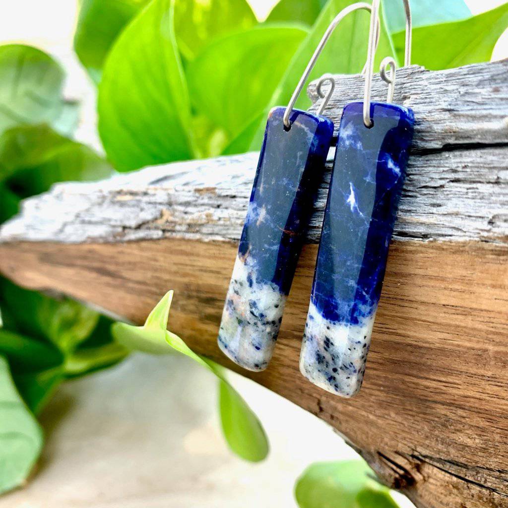Sodalite Small Batched Stone Drop - Studio Selyn