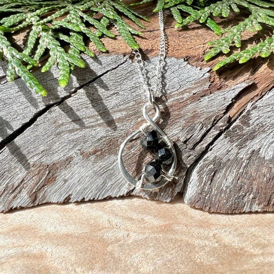 Spinel Infinity Crystal Necklace - Studio Selyn