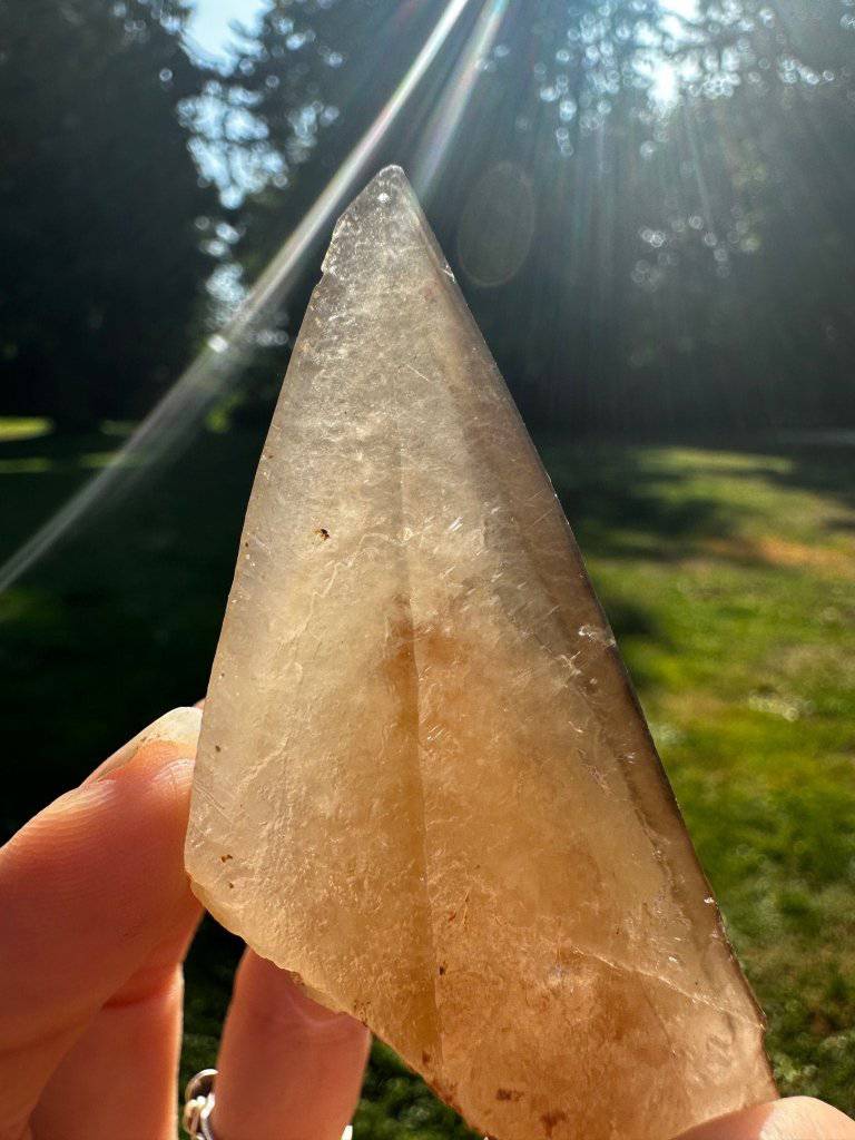 Stellar Beam Calcite Crystal #133 - Studio Selyn